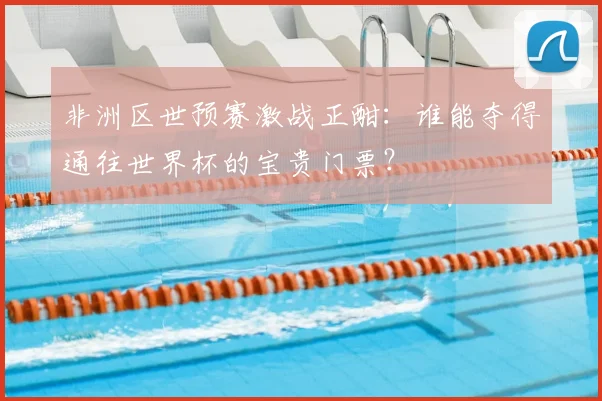 非洲区世预赛激战正酣：谁能夺得通往世界杯的宝贵门票？
